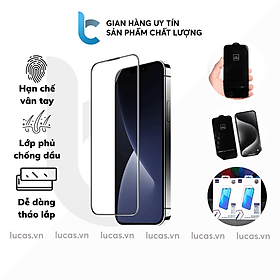 Mua Kính Cường Lực IPHONE 15 Pro/ 15 Pro Max WIWU Trong Suốt/ Chống Vân Tay/ Chống Va Đập/ Lưới Loa Chống Bụi Bẩn - Hàng Chính Hãng