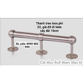 Mua Thanh Treo Rèm Cửa Bằng Inox Cây Phi 22 Đủ Phụ Kiện Đi Kèm
