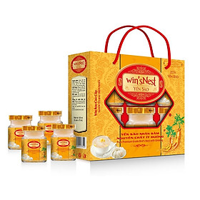 Lốc 6 lọ Yến sào win'sNest Tổ yến chưng sẵn 20% nhân sâm ít đường 420ml