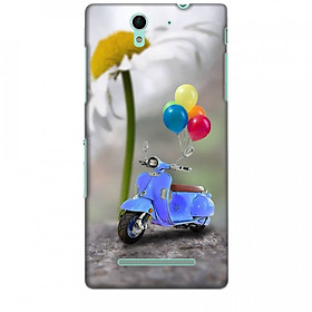 Ốp lưng dành cho điện thoại SONY C3 Xe Tình Yêu