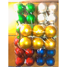 Quả châu treo cây thông noel - Châu mờ đẹp lung linh, có nhiều size để lựa chọn