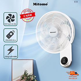 Mua Quạt điện treo tường remote FTT-60AEC-D39  công suất 60W  hoạt động êm ái  hẹn giờ thông minh -hàng chính hãng Bảo hành 2 năm