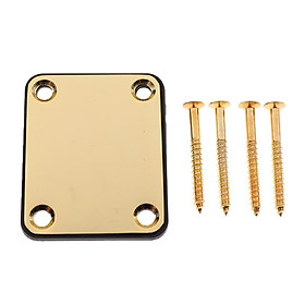 Guitar Bass Neck Mounting Plate with Screws for ST TL Guitar Parts Accessories