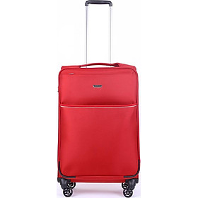 Vali Kéo Vải Du Lịch SAKOS  ELITE 6 - Size M (24inch)/ Ký Gửi (Trung) - Khóa TSA - Chống Thấm, Trượt Nước