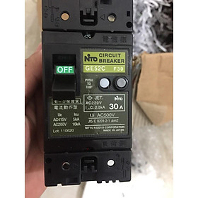 Mua Aptomat chống giật NITO Nhật 30A tặng kèm tắc kê ốc vít sách hướng dẫn