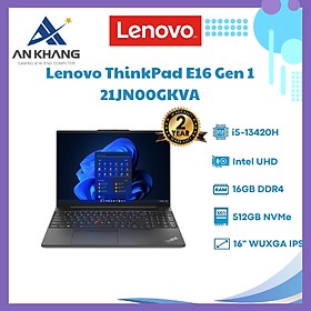 Mua LENOVO Thinkpad E16 Gen 1 21JN00GKVA i5-13420H/16GD4/512GSSD /16.0WUXGA/FP/IR/Wifi6/BT5.1/3C47/NoOS/LEDKB/2Y/ĐEN - HÀNG CHÍNH HÃNG