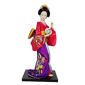 12 inch Japanese Geisha Doll Asian Geisha , Home, Desk, Bedroom, Ornament