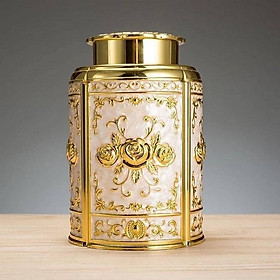 Mua Hộp đựng trà hợp kim cao cấp phong cách hoàng gia - Nhiều màu sắc - Lọ đựng chè