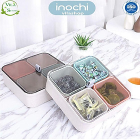 Mua Hộp Mứt  Khay Đựng Mứt - Đựng Bánh Kẹo  Hạt Dưa Nhựa Cao Cấp Inochi - Vẻ Đẹp Nhẹ Nhàng Tinh Tế  Đạt Tiêu Chuẩn Nhật