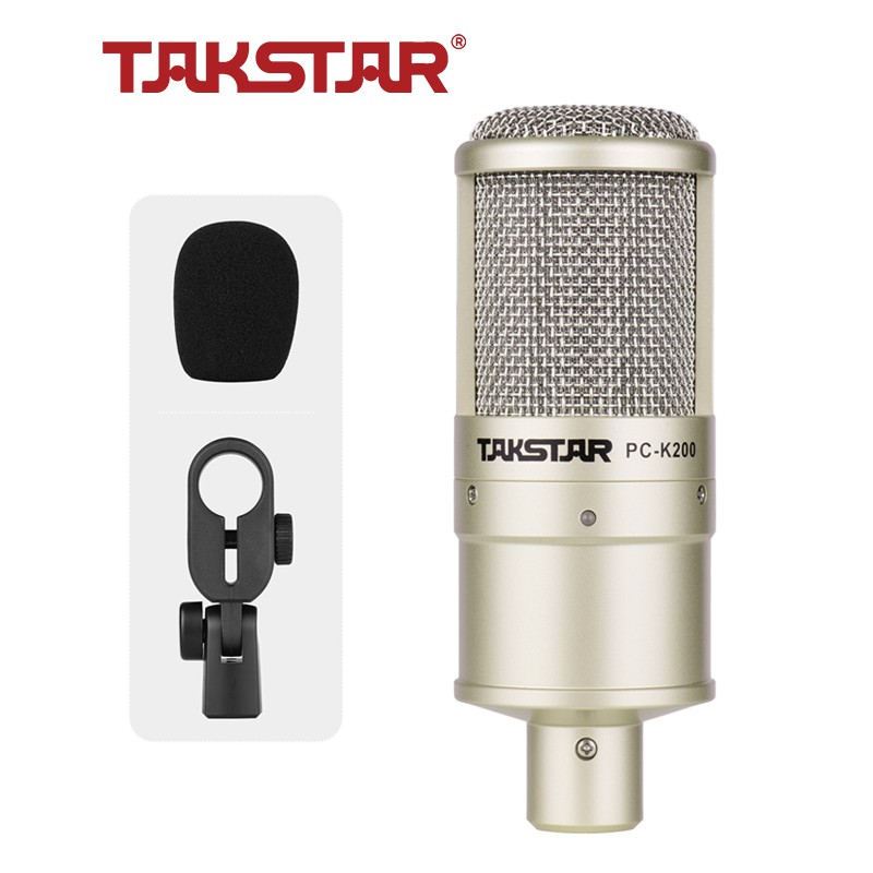 Mua Mic thu âm Takstar PC-K200 chuyên nghiệp  HÀNG CHÍNH HÃNG   - Micro livestream - Mic PC K200