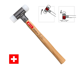 Búa Đầu Nhựa Dead-blow PB Swiss Tools 300.3 Mặt Búa 32mm Chiều Dài 320mm