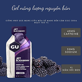 Combo 3 Gói Gu Gel Energy Jet Blackberry - Gel Năng Lượng Hỗ Trợ Đạp Xe