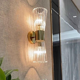 Đèn tường phale khói luxury decor tô điểm phòng khách,đèn vách,phale siêu sáng k9.Đèn 