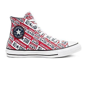 Giày Sneaker Unisex Converse Chuck Taylor All Star Logo Play Hi Red