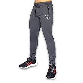 Quần jogger nam tập gym DO GYM SHOP logo thêu, thun poly 4 chiều thoáng mát