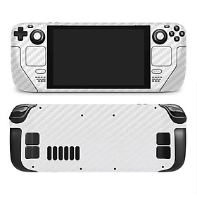 Mua Skin decal dán Steam Deck mẫu Carbon trắng (dễ dán  đã cắt sẵn chuẩn theo khuôn máy)