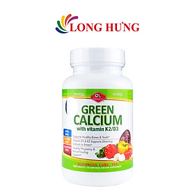 Viên uống Olympian Labs Green Calcium bổ sung canxi hữu cơ (100 viên) - Hàng chính hãng
