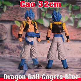 Mô hình nhân vật Dragon Ball Gogeta Blue Cao 32cm Cực Đẹp Có Hộp , Đồ chơi 7 viên ngọc rồng siêu ngầu Figure Kết hợp của Goku và Vegeta