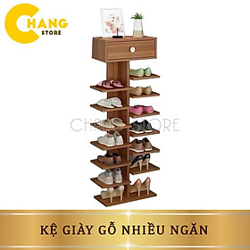 Kệ giày gỗ nhiều ngăn siêu tiện lợi cho mọi nhà