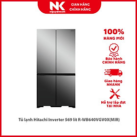 Mua Tủ lạnh Hitachi Inverter 569 lít R-WB640VGV0X(MIR) - Hàng chính hãng  Giao hàng toàn quốc 
