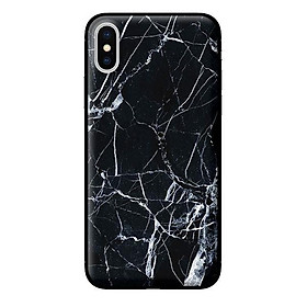 Ốp in cho iPhone XS Đá Đen 1 - Hàng chính hãng