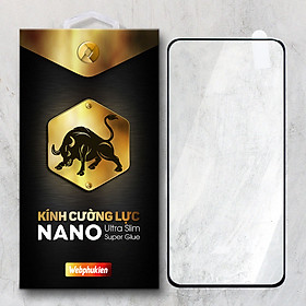 Miếng kính cường lực cho OnePlus 7T Full màn hình Webphukien - Đen - Hàng Chính Hãng