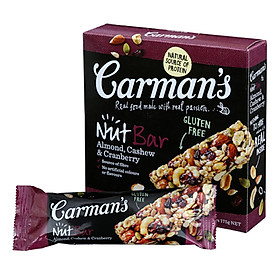 Bánh Ngũ Cốc Hạt Điều & Nam Việt Quất Carman'S (175g)