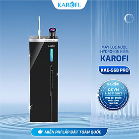 Mua Máy lọc nước Hydro-ion kiềm Karofi KAE-S68 PRO  5 tấm điện cực tin tan  4 chế độ nước - Hàng Chính Hãng