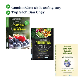 Combo 3 cuốn sách dinh dưỡng: Toàn cảnh dinh dưỡng + Liệu trình dinh dưỡng + Ăn lành sống mạnh (TB) - CÔNG TY CỔ PHẦN ĐẦU TƯ VĂN HÓA TINH HOA