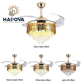 Mua Quạt Trần Đèn Hiện Đại - Điều Khiển Từ Xa HAPOVA JIKIAS 8042 hàng chính hãng
