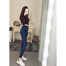 Quần Jean Nữ Lưng Cao Siêu Co Giãn NP01