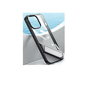 Ốp lưng trong suốt viền đen dành cho iPhone 13 Pro Max có chân đế Ugreen 90149 6.7 inch  LP490 hàng chính hãng
