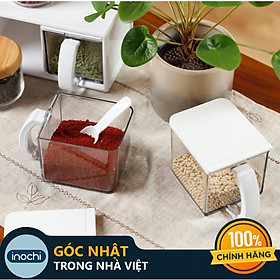 Mua Hộp Gia Vị YoKo Nhật Bản - Nhưa Cao Cấp Chắc Chắn Sang Trọng  Gọn Gàng  Kín  Dễ Lau Chùi