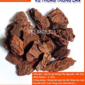 Mua Vỏ thông trồng lan Đã Xử Lý 1kg - Vỏ thông đẹp giúp cây phát triển tốt