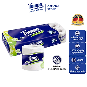 [MUA 1 LỐC TẶNG 1 GÓI RÚT NGẪU NHIÊN] Giấy vệ sinh cao cấp Tempo Toipa - 3 lớp bền dai, an toàn cho da (Lốc 10 Cuộn)