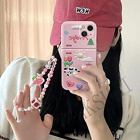 Mua Dây đeo cổ tay gắn điện thoại xỏ hạt phụ kiện xinh xắn nhiều màu sắc