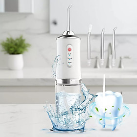 [LOẠI 1 BẢN QUỐC TẾ] ￼Máy tăm nước xung quốc tế, nha sĩ khuyên dùng – ngăn cao răng, bảo vệ răng khỏe, dễ mang theo