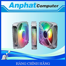 Mua Quạt Tản Nhiệt Fan Case Leopard F6 Auto RGB Trắng – Hàng Chính Hãng