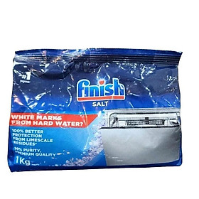 Muối rửa bát Finish 1 Kg -CHâu Âu- Làm sạch tối ưu