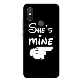 Ốp lưng điện thoại Xiaomi Mi 8 SE hình She'S Mine - Hàng chính hãng