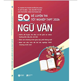 Sách - 50 Đề Luyện Thi Tốt Nghiệp THPT 2026 Ngữ Văn