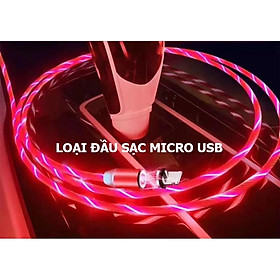 Mua Cáp Sạc Từ  Đồng Bộ Dữ Liệu Hít Nam Châm 3in  chân Micro USB  iphone  sam sung  typ C