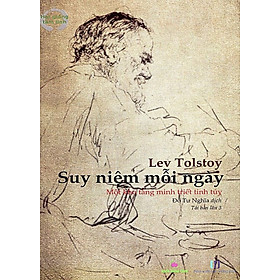 Hình ảnh SUY NIỆM MỖI NGÀY - Lev Tolstoy - Đỗ Tư Nghĩa dịch - Tái bản - (bìa mềm)