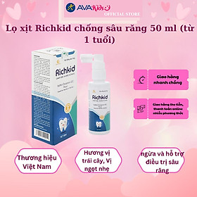 XỊT CHỐNG SÂU RĂNG RICHKID HỘP 50ML