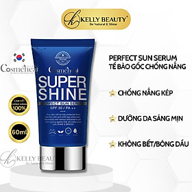 Cosmeheal Perfect Sun Serum - Tế Bào Gốc Chống Nắng Kép, Phục Hồi Da; Không Bết Dính, Bóng Dầu | Kelly Beauty