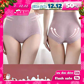 Bộ 3 Quần Lót Nữ Cạp Cao, quần gen bụng giảm mỡ mang cảm giác thoải mái dễ chịu khi hoạt động mạnh thương hiệu BAW QLN28