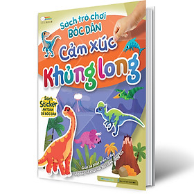 Sách trò chơi bóc dán - Cảm xúc Khủng long
