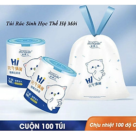 Túi Đựng Rác Có Dây Kéo Loại Siêu Dày Dai Chắc Chắn, Túi Đựng Rác