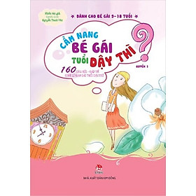 Sách - Cẩm nang bé gái tuổi dậy thì - quyển 1