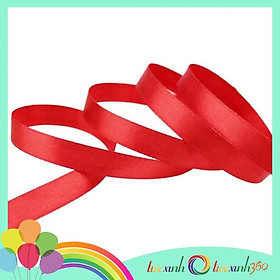 Ruy băng vải trang trí màu đỏ 1cm 2cm 4cm